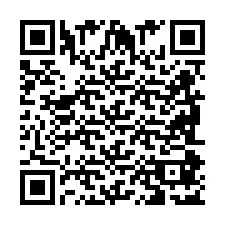 QR-koodi puhelinnumerolle +2698087106