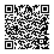 QR-код для номера телефона +2698087108