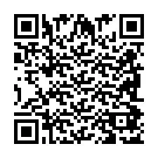 QR-код для номера телефона +2698087122