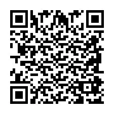 QR-koodi puhelinnumerolle +2698087148