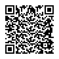 Código QR para número de teléfono +2698087163