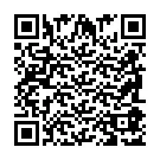 QR-koodi puhelinnumerolle +2698087181