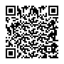 QR Code สำหรับหมายเลขโทรศัพท์ +2698087182