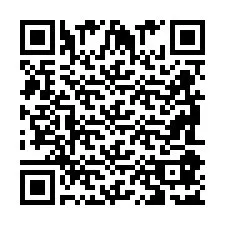 Kode QR untuk nomor Telepon +2698087185