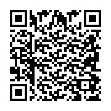 QR-koodi puhelinnumerolle +2698087223