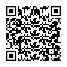 QR-code voor telefoonnummer +2698087258