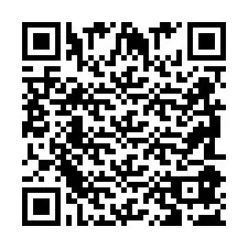 QR-code voor telefoonnummer +2698087281