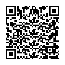 QR код за телефонен номер +2698087301