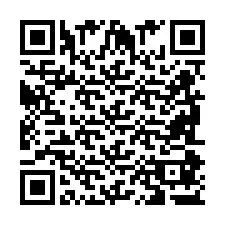 Codice QR per il numero di telefono +2698087307