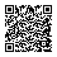 QR код за телефонен номер +2698087326