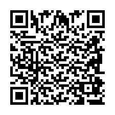 QR код за телефонен номер +2698087352