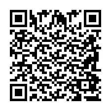 QR-code voor telefoonnummer +2698087375