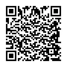 QR-koodi puhelinnumerolle +2698087376