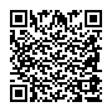 Código QR para número de telefone +2698087383