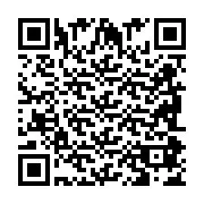 Código QR para número de telefone +2698087412