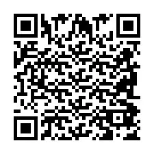 QR код за телефонен номер +2698087433