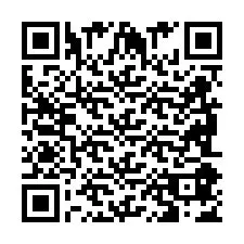 QR код за телефонен номер +2698087482