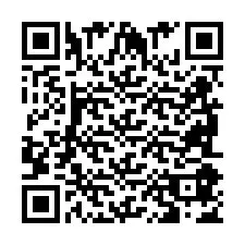 QR Code pour le numéro de téléphone +2698087483