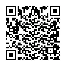 QR kód a telefonszámhoz +2698087596