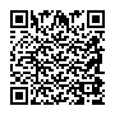 QR-koodi puhelinnumerolle +2698087611