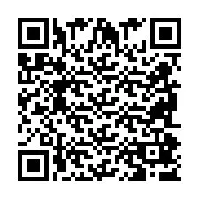 QR-code voor telefoonnummer +2698087653