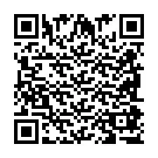 Codice QR per il numero di telefono +2698087746