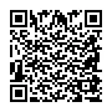 Codice QR per il numero di telefono +2698087747