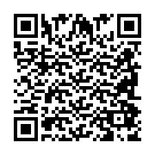 QR-код для номера телефона +2698087873