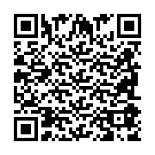 QR-код для номера телефона +2698087883