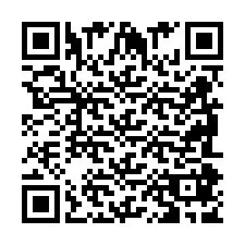 QR код за телефонен номер +2698087944