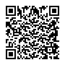 QR код за телефонен номер +2698087958