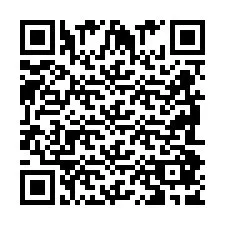 QR-code voor telefoonnummer +2698087964