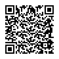 Código QR para número de teléfono +2698087990