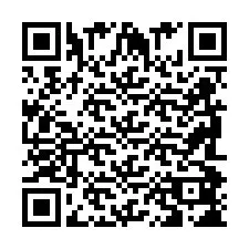 QR-code voor telefoonnummer +2698088221