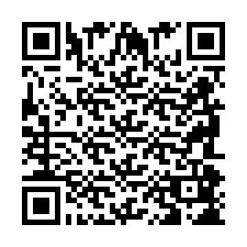 Codice QR per il numero di telefono +2698088250