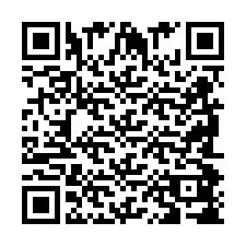 QR-code voor telefoonnummer +2698088728