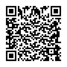 Codice QR per il numero di telefono +2698088814