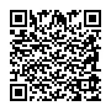 QR-koodi puhelinnumerolle +2698097080