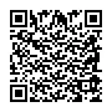 QR-code voor telefoonnummer +2698097484