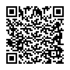 Codice QR per il numero di telefono +2698097572