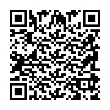 QR код за телефонен номер +2698097801