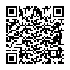 QR-koodi puhelinnumerolle +2698097807