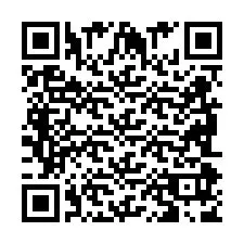 Codice QR per il numero di telefono +2698097812