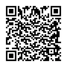 Código QR para número de telefone +2698097824