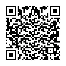 Código QR para número de teléfono +2698097829