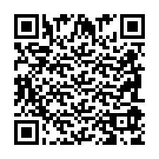 Código QR para número de teléfono +2698097880