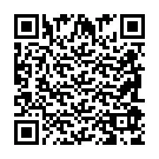 QR-koodi puhelinnumerolle +2698097891