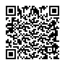 QR-code voor telefoonnummer +2698097898