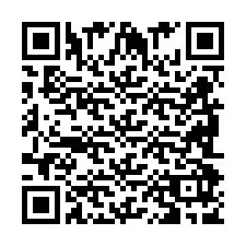 Codice QR per il numero di telefono +2698097962