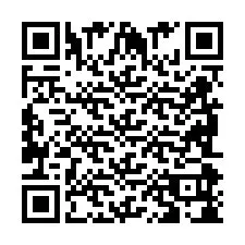 Código QR para número de telefone +2698098002